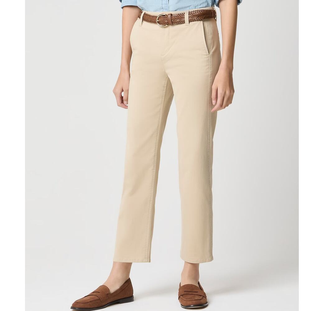 J Crew Women’s 10 Petite Everyday Chino Pant 31 x 27 Cotton Stretch Twill